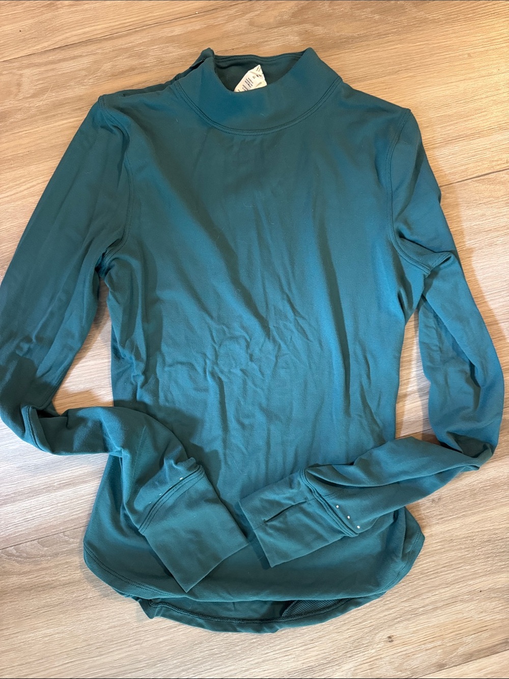 Lululemon Rulu Running Long-Sleeve Mock Neck Shirt